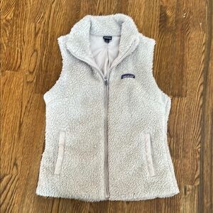 Patagonia Cream Fleece Vest